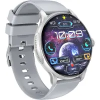 XO , montre intelligente de suivi de la santé et du sport avec écran AMOLED IP68, argent