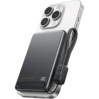 Iniu PB MagPro Slim 5k mAh Magnet+ USB C + cbl USB C Bk