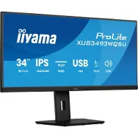 Iiyama Écran plat - - XUB3493WQSU-B6 - IPS UQHD 34" - 3440 1440 - 21:9 - Noir