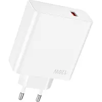 Avizar , Adaptateur secteur USB 120W avec câble USB-C pour une charge rapide, blanc