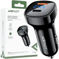 Acefast Chargeur de voiture B4, 66W, USB-C, USB, PPS, Power Delivery, Quick Charge 4.0, AFC, FCP, noir