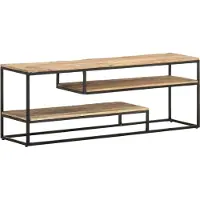 Prolenta Maison Exclusive - Meuble TV 130 x 30 x 45 cm en bois de manguier brut
