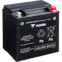 Yuasa Batterie de voiture 12 V 8 Ah 480 A/EN HJTX30Q-FP L 166mm L 123mm H 163mm NOUVEAU