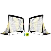 Powershot Paire de buts - 0,9 m x 0,6 m - Livrés avec ballon et pompe