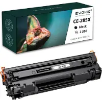 Evoke Toner pour HP CE285X Noir CE285A 85A XL ️️ M1132 M1132MFP P1102 P1102W ️