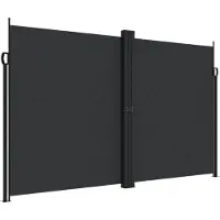 Syfax Auvent latéral rétractable Noir 200x1200 cm