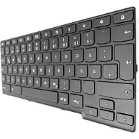 T-ProTek FRANÇAIS - Clavier noir Compatible pour Lenovo Chromebook N20, N20P, 25216058