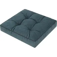 Hobbygarden Coussin de sol Himiko 59×59 cm - coussin d'assise élégant avec antidérapant, 10 cm d'épaisseur, OEKO-TEX |