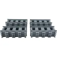 LEGO City Rail de chemin de fer droit 16 pièces