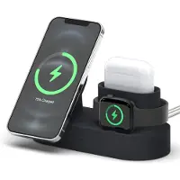 Elago Station de charge MagSafe Trio 2 pour appareils Apple, noire