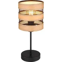 Globo Lighting Lampe de table métal noir mat, 1x E27