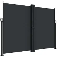 Syfax Auvent latéral rétractable noir 180x600 cm
