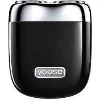 Yoose -MINI 2 Rasoir léger, matériau en alliage, rasoir élégant et portable, facile à nettoyer et à entretenir,Noir