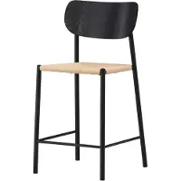 Ebuy24 Venture Home Tabouret de bar Polly Noir