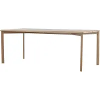 Furnlux Classic FURNLUX Table à manger Damon Oak 90cm / Hauptfarbe : Beige / Dimensions : 90 x 200 x 75 cm