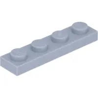 LEGO plaque 1x4 3710 - 250 pièces gris clair