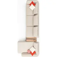 AEA Ecksofa L-Form Wohnzimmer Couch Polstersofa Ecke Garnitur Stoffsofa
