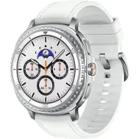 Samsung Galaxy Watch 8 Classic 3,3 cm (1,3") AMOLED 46 mm Numérique 438 x 438 pixels Écran tactile Argent Wi-Fi GPS (satellite)