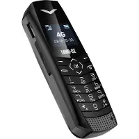 Avizar , Mini téléphone 4G LTE ultra compact 5 h d'autonomie, noir