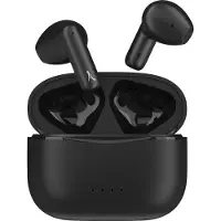 Akashi , casque d'écoute sans fil Bluetooth avec microphone et commandes tactiles, noir