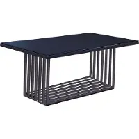 Casa Padrino Luxus Esstisch Silber / Schwarz 200 x 100 x H. 77 cm - Table de cuisine rectangulaire en acier inoxydable avec plateau en verre - Meubles de salle à manger de luxe
