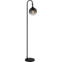 Globo Lighting |Lampadaire métal noir mat, 1x E27 LED