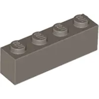 LEGO 50 pièces 3010 Brick 1x4 Part Basic Bricks 50 Gris foncé