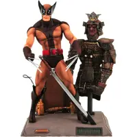 Marvel Lobezno Hot Wheels Brown Select 18 Cm Multicolore