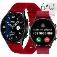 G. Rossi Hommes Smartwatch SW019-3 Black/Red (SG014C) Réalisation d'appels