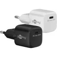 Goobay Mini chargeur USB C - 30 watts - Charge rapide
