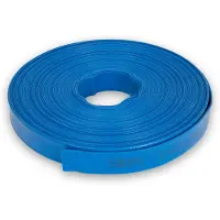 Eberth Tuyau plat 1" Tuyau de jardin pour pompes en longueur de 40m, 1 pouce, diamètre 25mm, flexible, PVC résistant, tuyau industriel