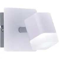 TRIO Petit spot mural à LED 1 flamme blanc mat 10x10xcm - Éclairage de la cage d'escalier