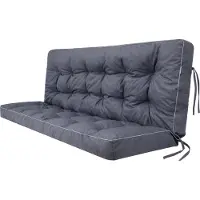 Stanis³aw Jurga Pillowprim "Pola" coussin pour balancelle - 150x110cm - résistant aux intempéries & confortable, vert