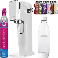 SodaStream ART Appareil à gazéifier l'eau Blanc avec bouteille Cartouche Bolero Boissons