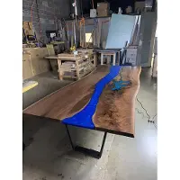 Xl Moebel Gmbh Esstisch Meer Wasser River Echtes Holz Flusstisch 260x100 Tische Epoxidharz
