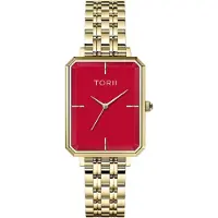 Torii Montre-bracelet pour femme G23GB.T4 en rouge, mode.