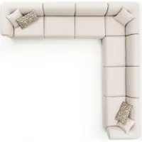 AEA Sofa L-Form Polster Couch Wohnzimmer Modern Möbel 405x405cm Sofas Ecksofa