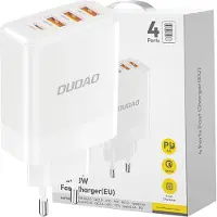 Dudao A5Heu chargeur secteur 3X Usb-A 1X Usb-C Pd20W - Blanc