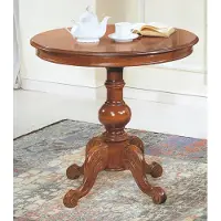 AEA Table basse de luxe marron laqué massif Italie tables à manger rondes meubles table Nouveau