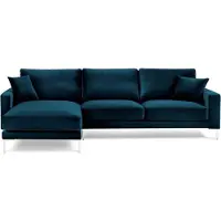 AEA Sofas Kreative Turkis Ecksofa Stoff Wohnzimmer Design Couchen Polster Sofa