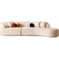 AEA Designer Weiß Couch Sofa Ecksofa L-Form Modern Möbel wohnzimmer Eckgarnitur
