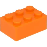 LEGO brique 2x3 3002 - 250 pièces orange