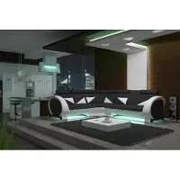 AEA Designer Ecksofa Wohnlandschaft Sofa + USB Polster Garnitur Lounge Sofas Couchen