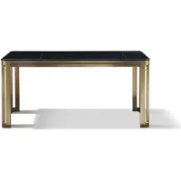 AEA Designer Table de salle à manger Salle de séjour Design Tables 160x80cm Acier inoxydable