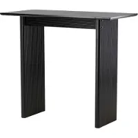 Furnlux Classic FURNLUX Table à manger Vail Black 120cm / Hauptfarbe : Schwarz / Abmessungen : 120 x 60 x 105 cm