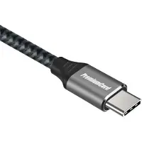 PremiumCord USB 3.2 Gen 1 USB-C mâle - USB-C mâle, tresse de coton 2m
