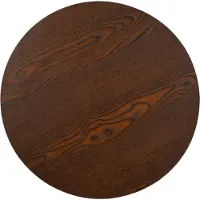 vidaXL Table de bistrot brun foncé 50 cm MDF