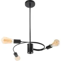 Toolight Lampe APP740-3CP Black