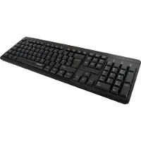 Schwaiger WKB1000013 Tastatur kabellos USB 2.0A schwarz
