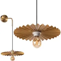 Toolight Applique Murale APP1356-1W 30cm Brush Gold